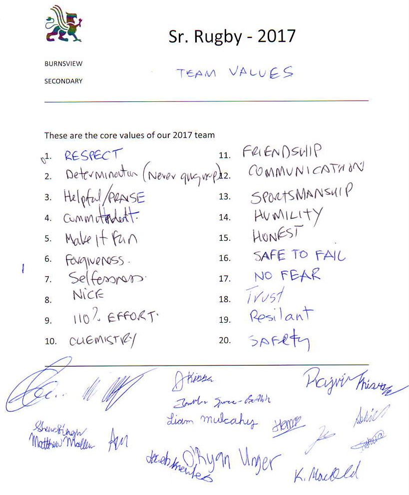 Team Values