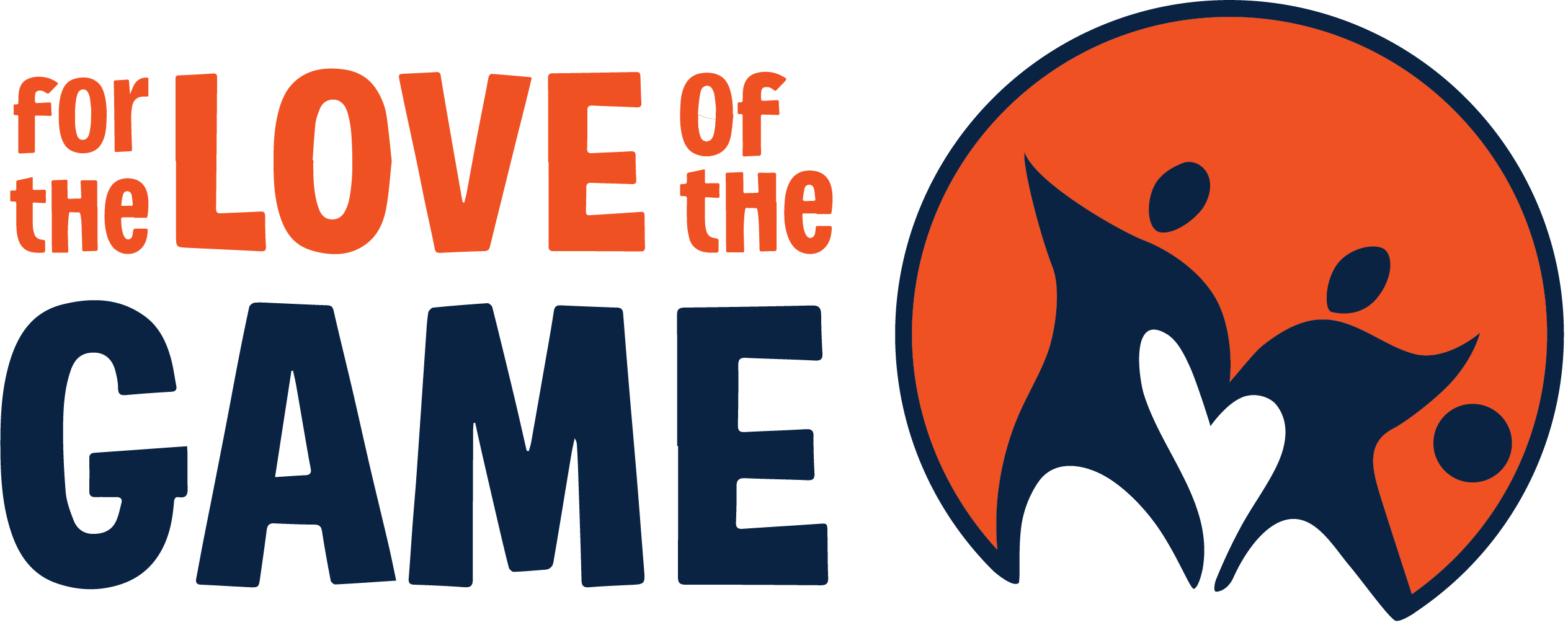 For the love of the game logo transparent