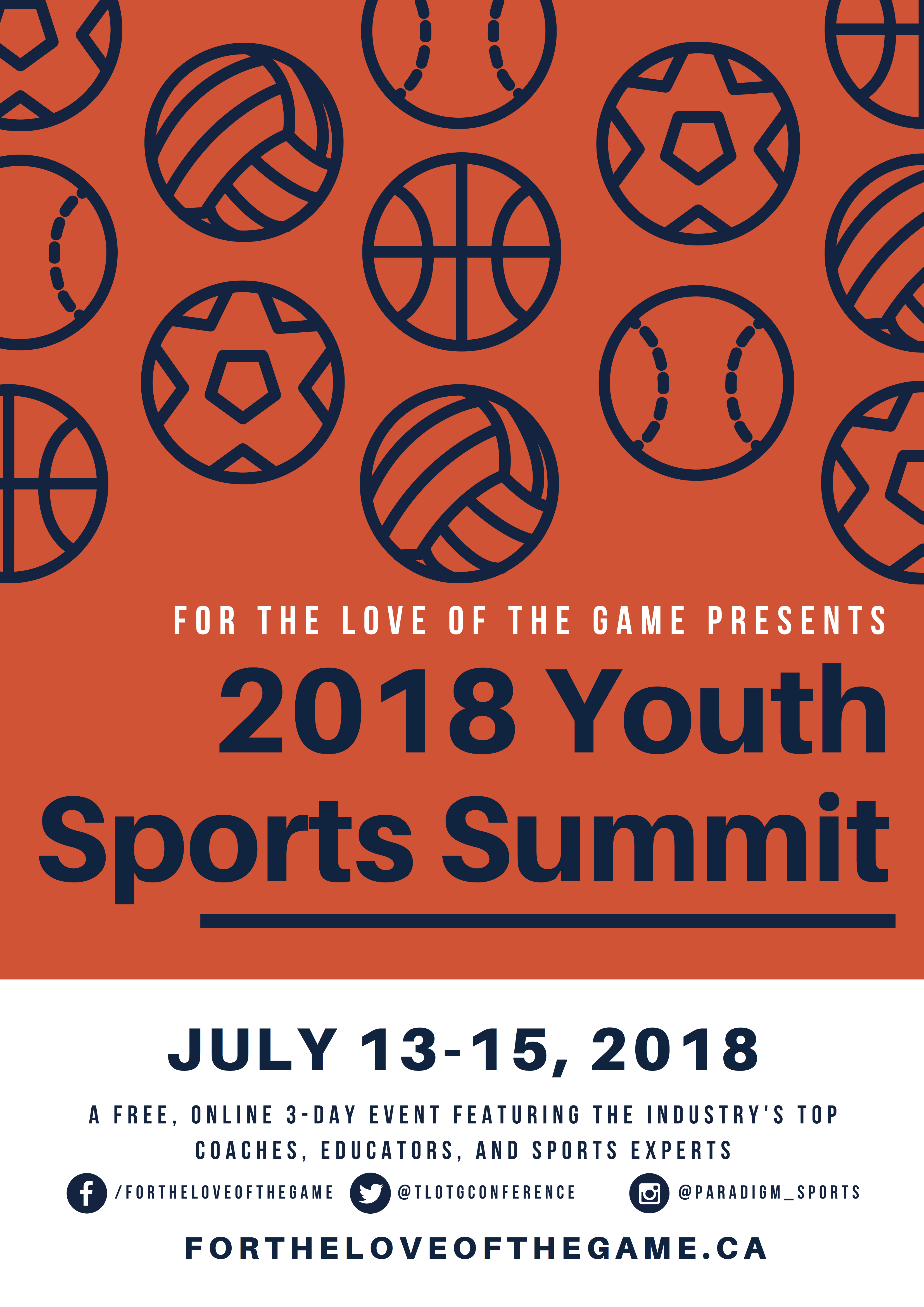 2018 Youth sports summit logo