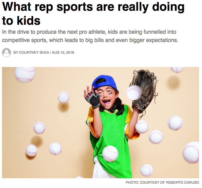 what rep sports are really doing to kids article
