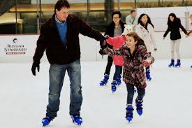 people skating around
